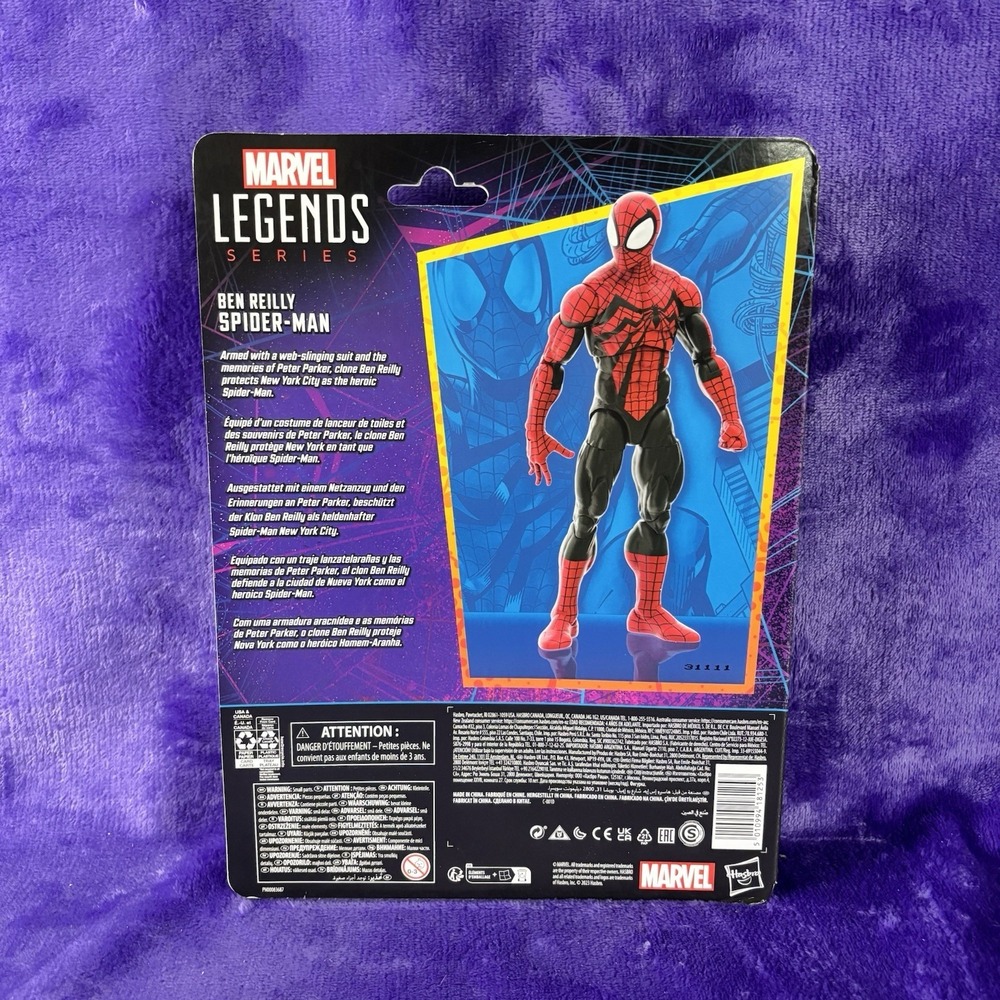 Marvel Legends Spider-Man Ben Reilly 6" Action Figure Superhero Toys Dented Pack - Picture 2 of 2